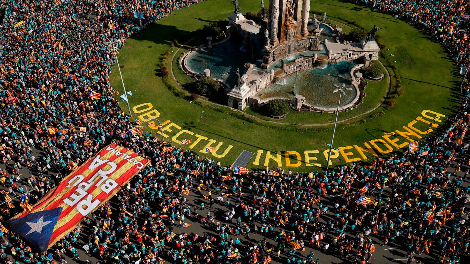 Una Diada con la menor participación desde 2012 y con mayor división en el independentismo
