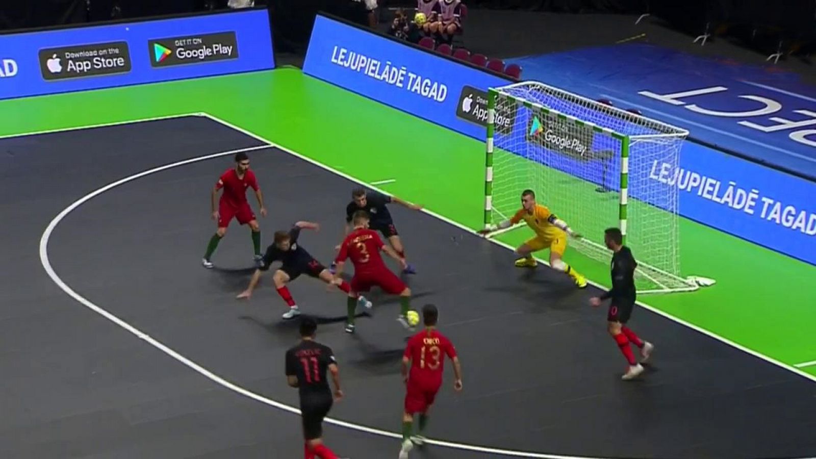 Fútbol Sala: Cto. de Europa sub-19. 1ª Semifinal: Portugal - Croacia | RTVE Play