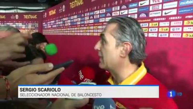 Mundial de baloncesto 2019 - Scariolo, Gasol, Ricky, Juancho y Llull, felices - RTVE.es | Ver