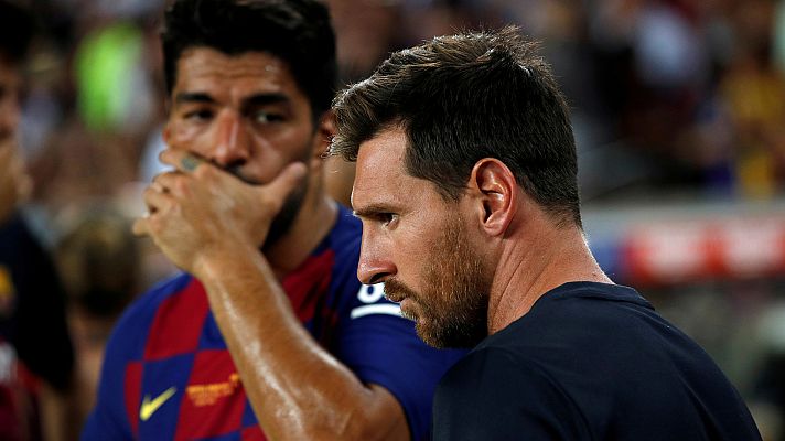 Telediario 1 - Messi queda fuera de la lista ante el Valencia, vuelve Suárez