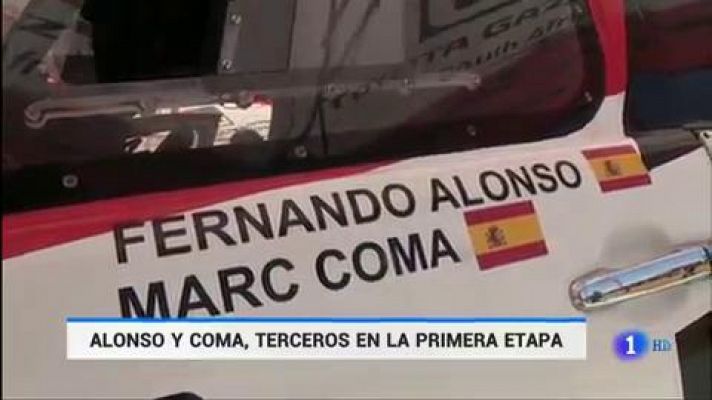 Fernando Alonso y Marc Coma han competido por primera vez juntos