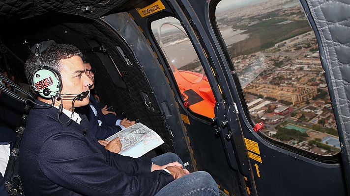 Pedro Sánchez visita las zonas afectadas por la DANA en Alicante y Murcia