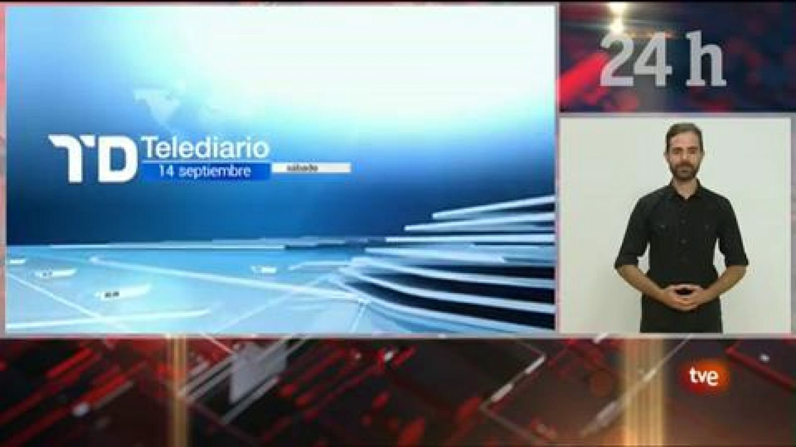Telediario 1: Telediario - 15 horas - 14/09/19 - Lengua de signos | RTVE Play