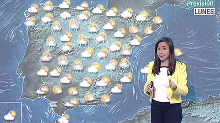 Las lluvias intensas se quedan este lunes en zonas montañosas del centro y norte