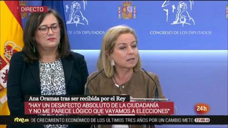 Ana Oramas sobre Rivera: "Sabe que se va a desangrar por la izquierda y por la derecha si hay unas elecciones"