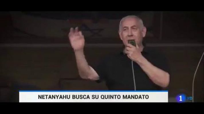 Telediario 1 - Netanyahu, en busca de lograr Gobierno en otras elecciones cinco meses después