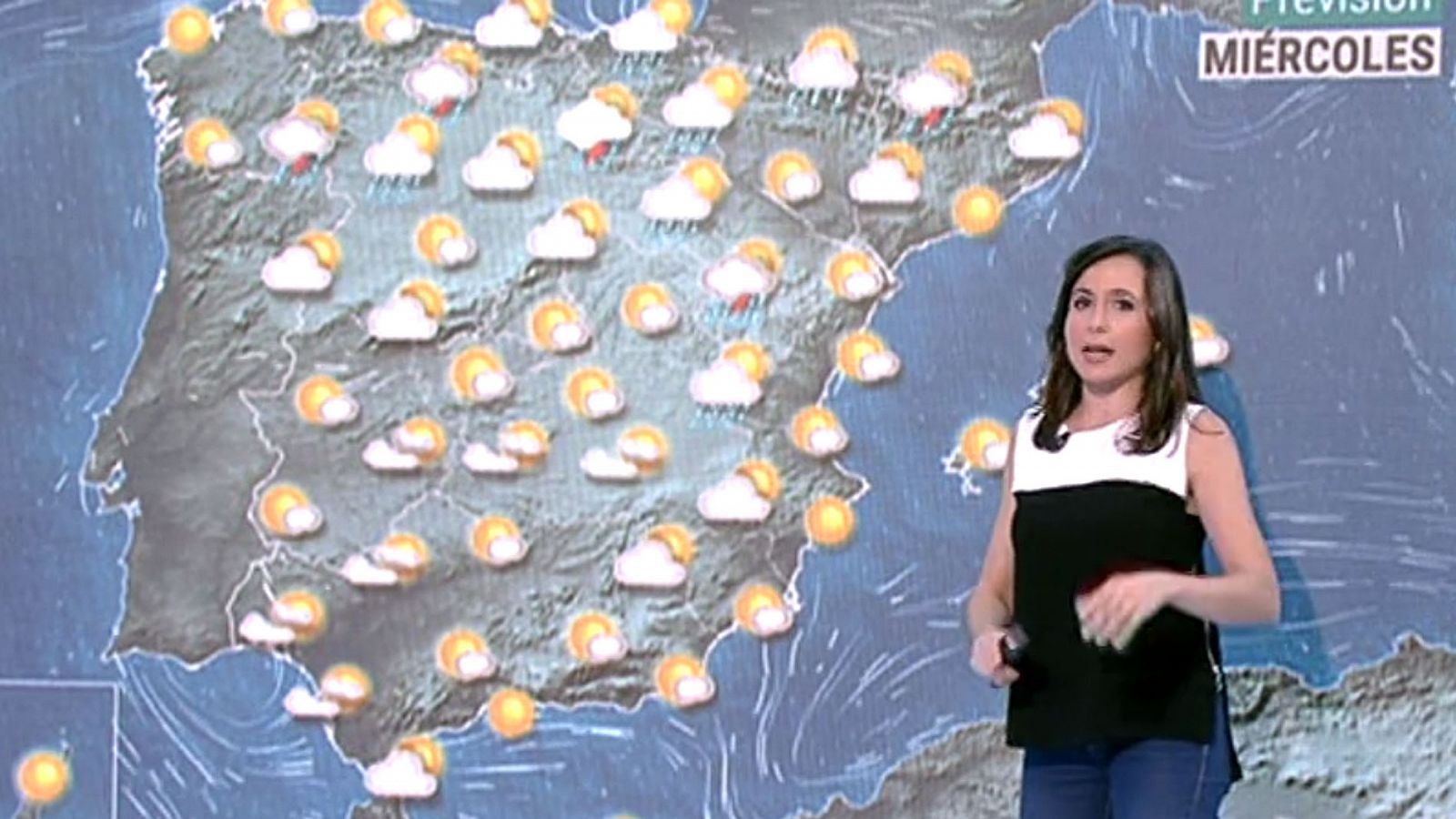 Las lluvias y las tormentas vuelven este miércoles al norte peninsular - RTVE.es