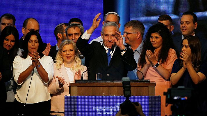 Telediario 1 - La repetición electoral en Israel reproduce el empate