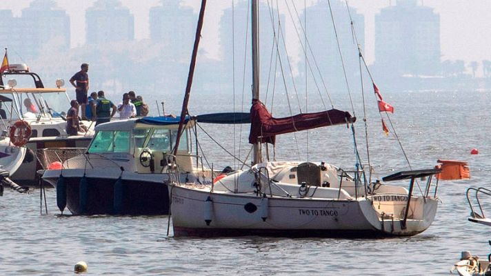 Telediario 1 - Mueren un instructor del Ejército del Aire y su alumna