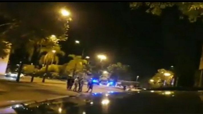 Telediario 1 - Detenido un motorista sin carné en Sevilla