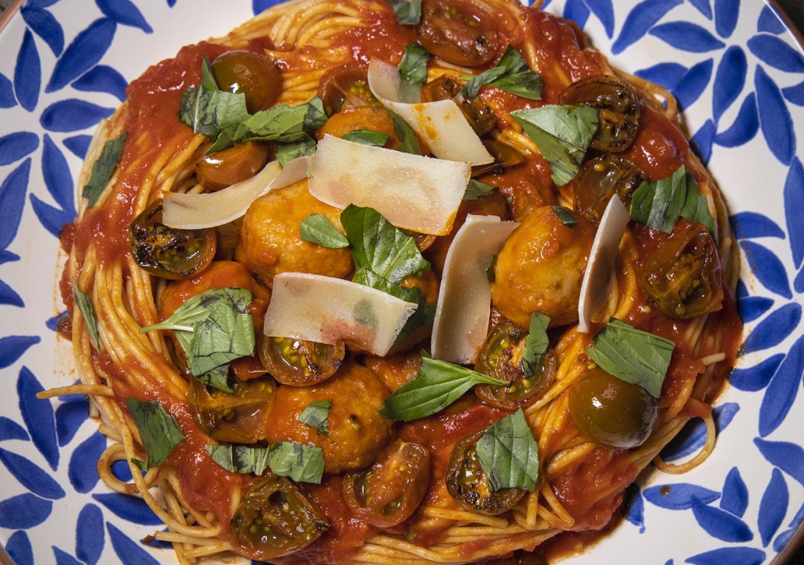 "Albóndigas de pavo con espaguetis" de Dani García | Ver