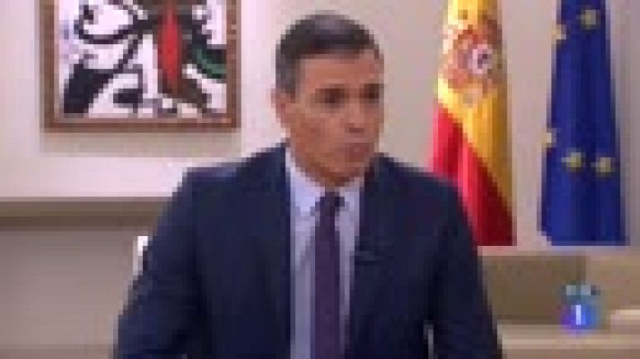 Telediario 1 - Sánchez asegura que "no dormiría tranquilo" si incorporase a ministros de Podemos en su gobierno