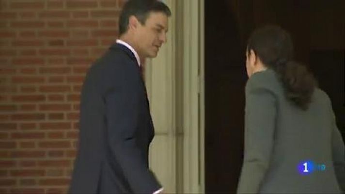 Telediario 1 - Sánchez asegura que no podría dormir con Iglesias en el Gobierno y éste le acusa de mentir