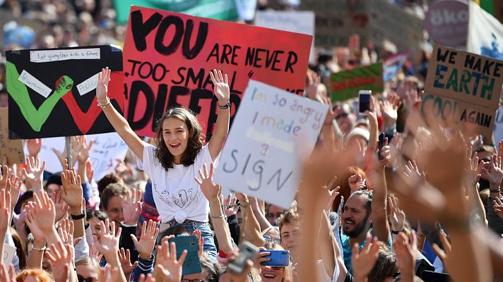Jóvenes españolas toman la palabra en la Cumbre del Clima