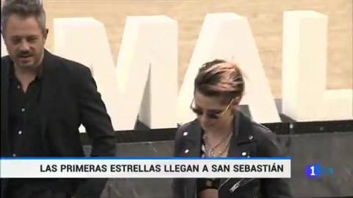Telediario 1 - Kirsten Stewart, primera estrella del Festival de San Sebastián