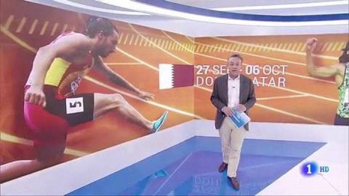 Telediario 1 - Fernando Carro ultima su preparación para el Mundial de atletismo