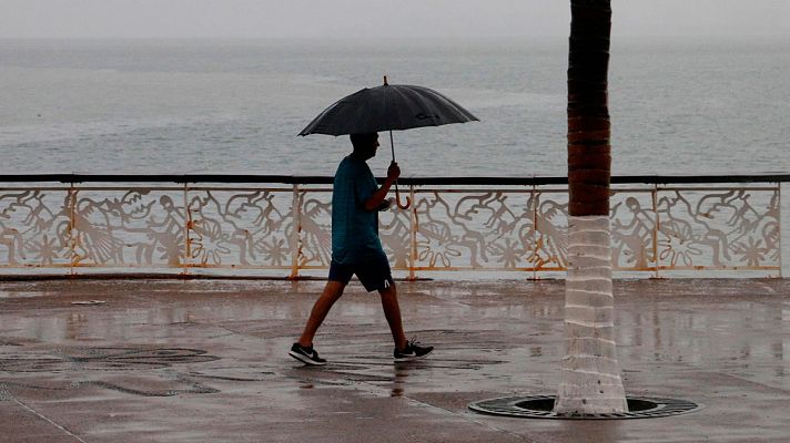 Fuertes precipitaciones en el centro y el noreste peninsular