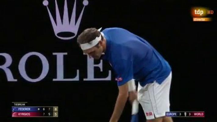 Federer gana a Kyrgios en el 'súper tie-break' decisivo