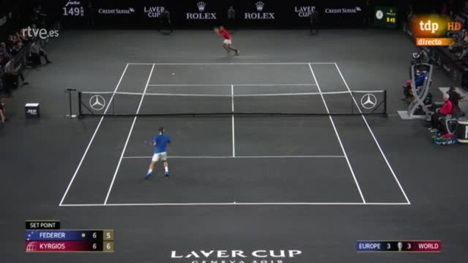 Resumen | Laver Cup: Federer - Kyrgios