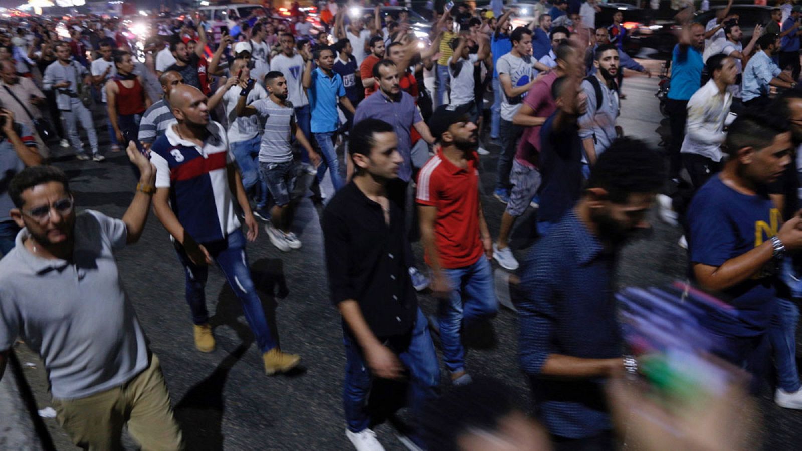 Una oleada de protestas en Egipto desafía al presidente Abdelfatah al Sisi