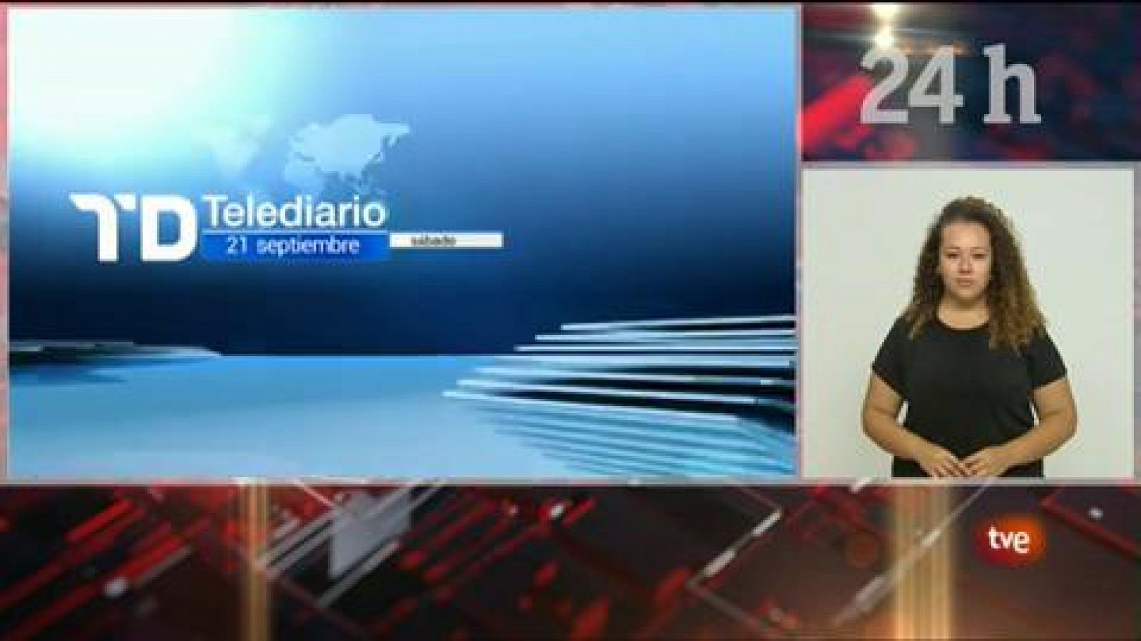 Telediario 1: Telediario - 21 horas - 21/09/19 - Lengua de signos | RTVE Play