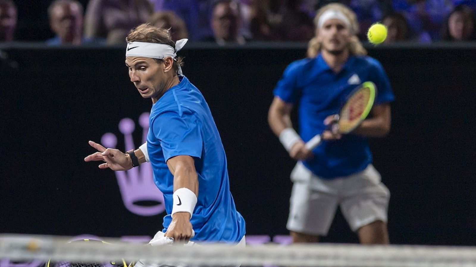 Tenis - Laver Cup 2019. 8º partido dobles: Nadal/Tsitsipas - Kyrgios/Sock