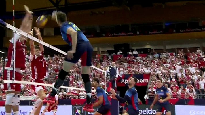 Voleibol - Campeonato de Europa Masculino 1/8 Final: Polonia-España