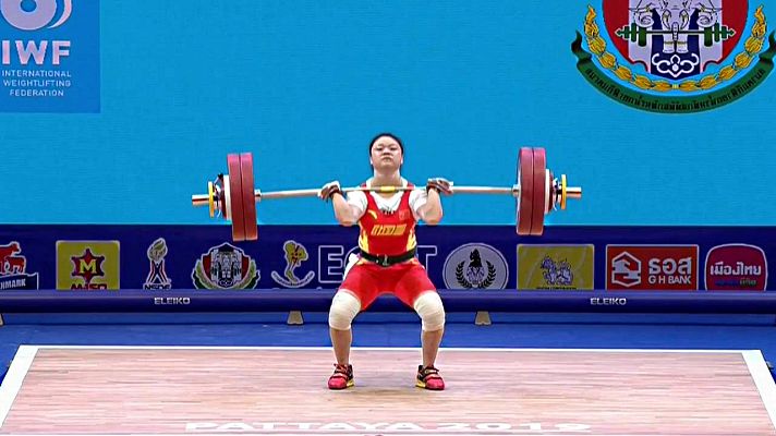 Halterofilia - Campeonato del Mundo 2019. Final 59 kg. Femeninos