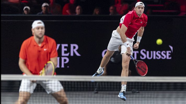 Laver Cup 2019. 9º dobles: Federer/Tsitsipas - Isner/Sock