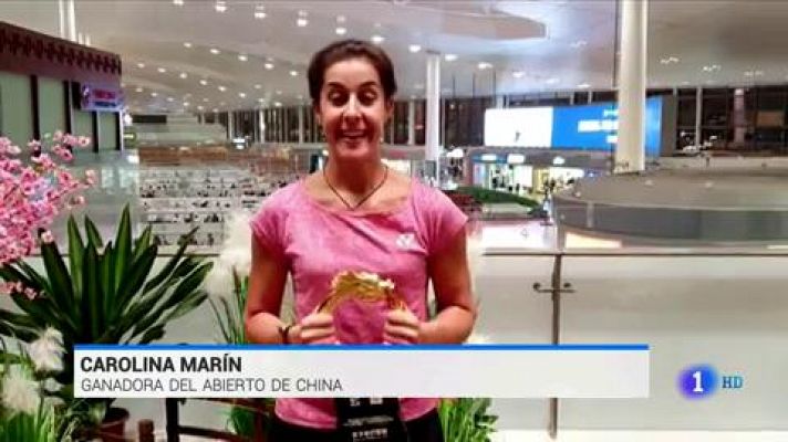 Telediario 1 - Marín gana el Abierto de China ocho meses después de su grave lesión