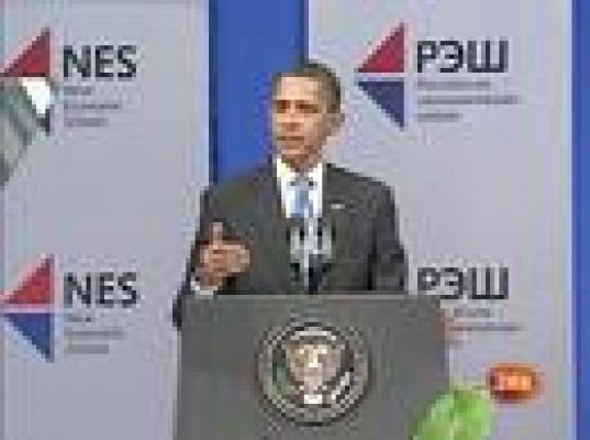 Obama quiere una Rusia "fuerte"