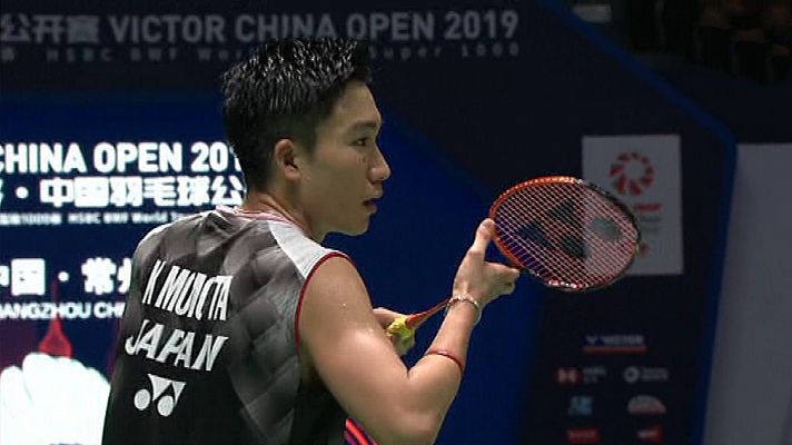 Open de China. Final masculina: Momota - Ginting