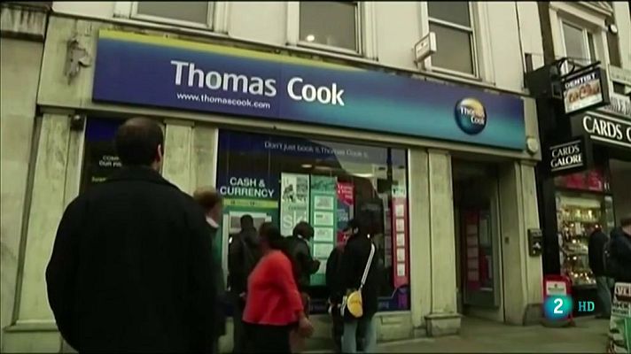 La 2 Noticias - La quiebra de Thomas Cook