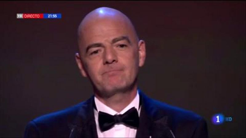 The Best | Infantino condena "el racismo en el fútbol y en la sociedad" - RTVE.es | Ver