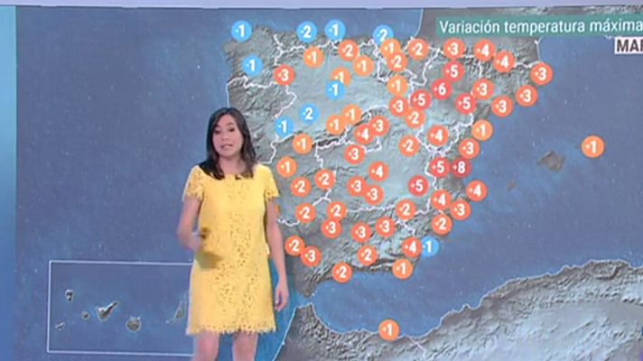 El tiempo - Precipitaciones en el noroeste peninsular por un frente atlántico