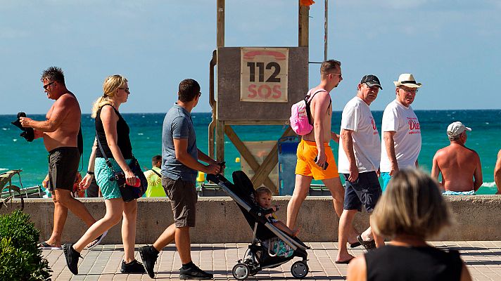 Telediario 1 - Los hoteles españoles ante la quiebra de la agencia de viajes Thomas Cook