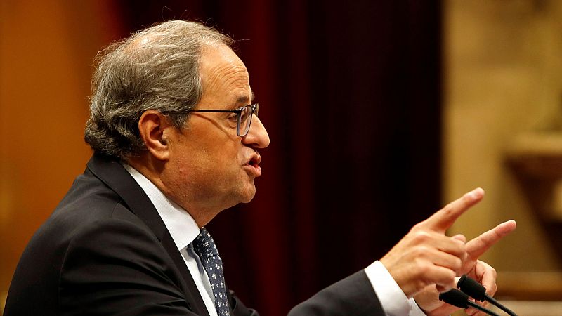 Torra condena que se asocie a los independentistas con el "terrorismo" 