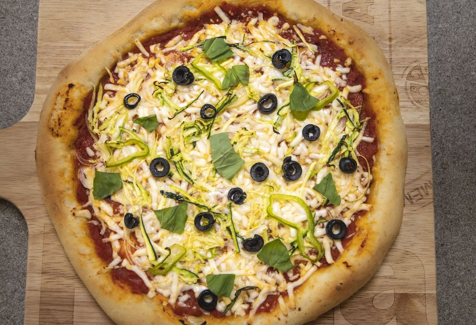 "Pizza vegetal" de Dani García