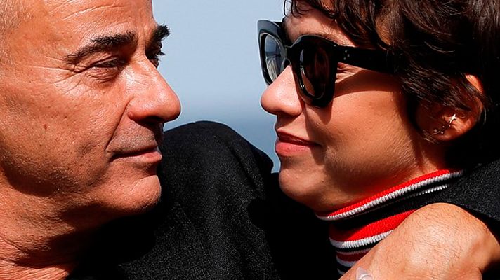 Festival de cine de San Sebastián - Entrevista con Greta y Eduard Fernández, en San Sebastián, por 'La hija de un ladrón'