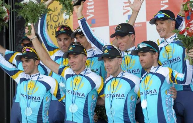Tour de Francia - Victoria en la crono de Astana