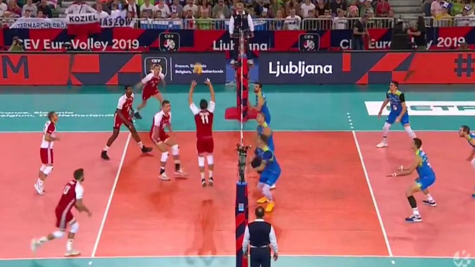 Voleibol - Campeonato de Europa Masculino. 1ª semifinal: Polonia - Eslovenia