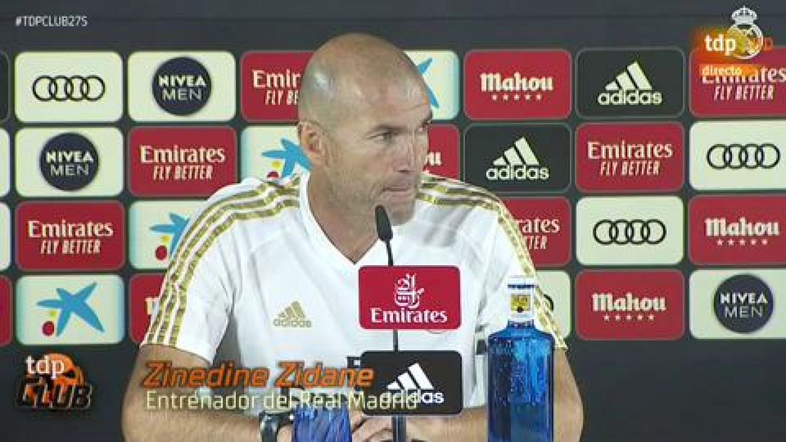 Fútbol: Zidane: "El madridismo quiere estar orgulloso de sus jugadores" | RTVE Play
