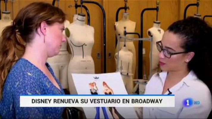 Telediario 1 - El sorprendente rediseño del vestuario de los musicales de Disney