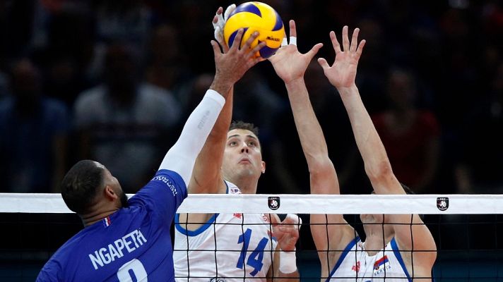 Voleibol - Cto. de Europa Masculino. 2ª semifinal: Francia - Serbia