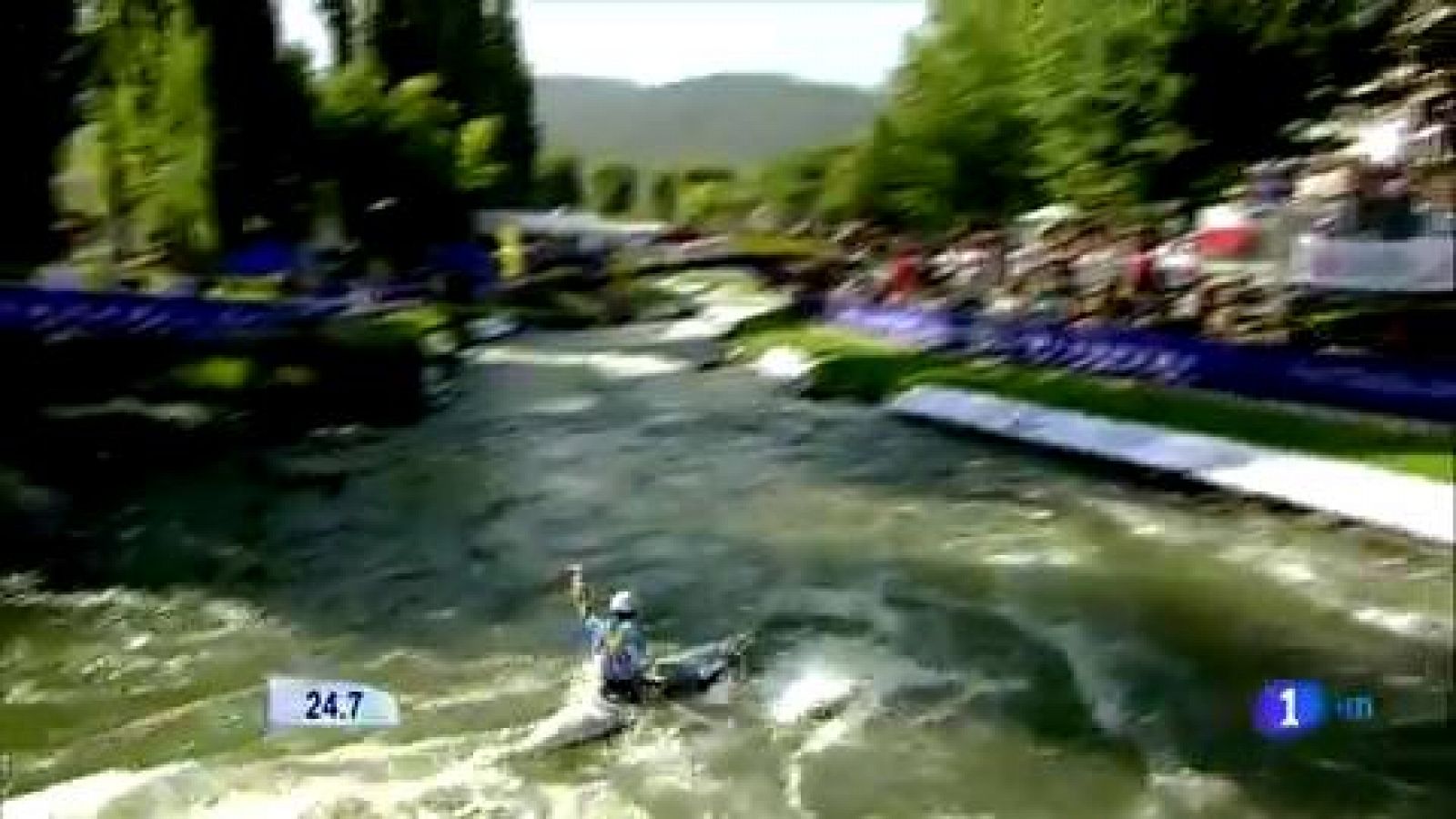 Mundial de piragüismo | Ander Elosegui logra la plata en eslalon y la plaza olímpica junto a Maialen Chorraut | Ver