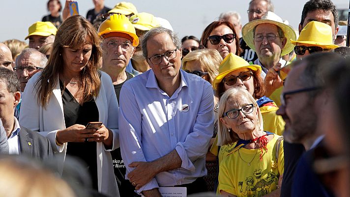 Informativo 24h - Torra: "No podemos condenar lo que no existe porque nosotros no somos violentos"