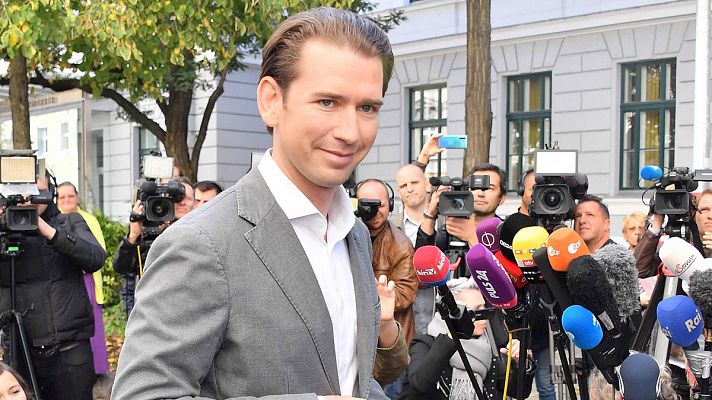 Telediario 1 - Austria vota con Sebastian Kurz como favorito y la incógnita de si volverá a pactar con la ultraderecha