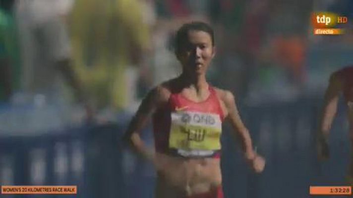 Atletismo - Mundial de ateltismo | Hong Liu vence en los 20 km marcha