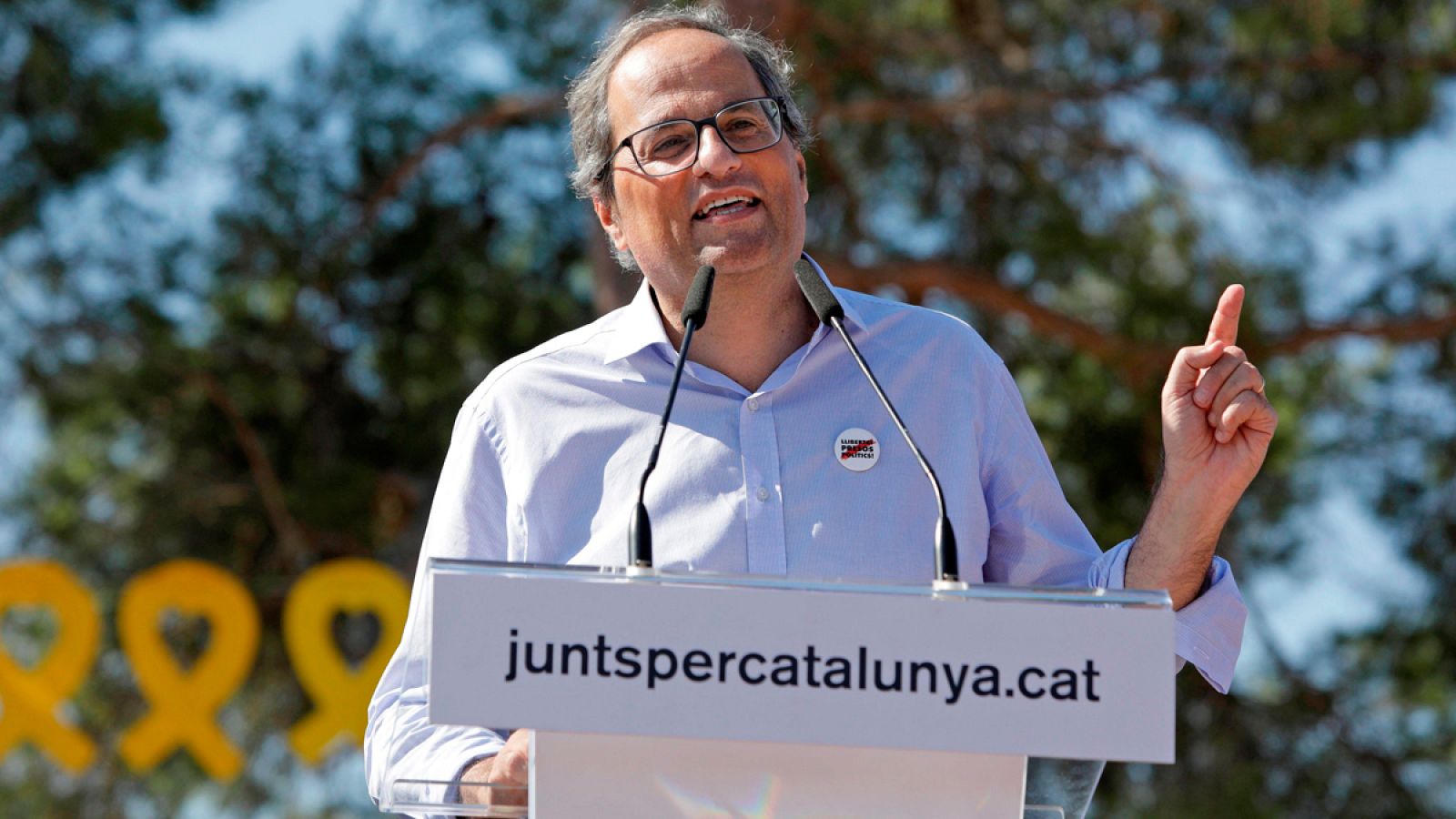 Cinco de los CDR detenidos trataron de actuar de enlace entre Torra y Puigdemont