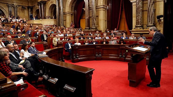 Telediario 1 - Los planes de los CDR en Cataluña, en el centro del debate político